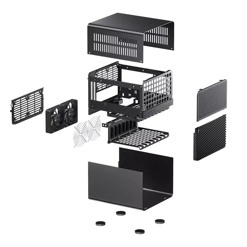 PC skriňa Jonsbo N3 Mini Tower čierna