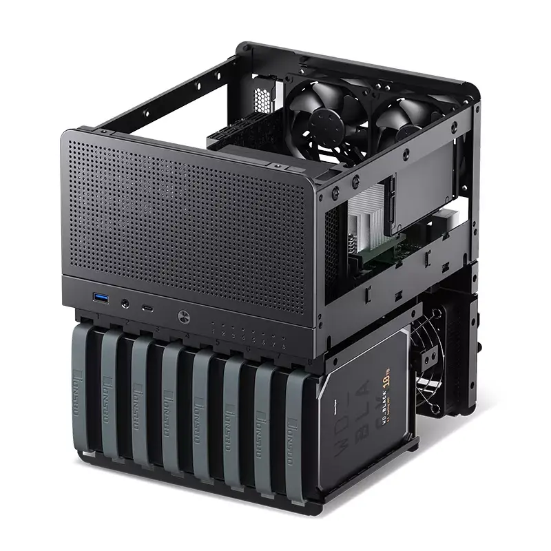 PC skriňa Jonsbo N3 Mini Tower čierna