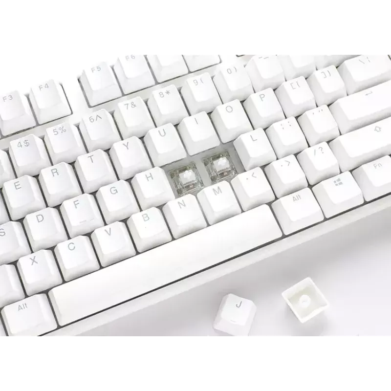 Ducky One 3 Classic klávesnica herná USB US English biela mechanická RGB