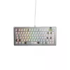 Glorious Gaming GMMK 3 PRO 75% Barebones Wired Silver - US, 75%, káblová, USB, RGB LED, strieborná