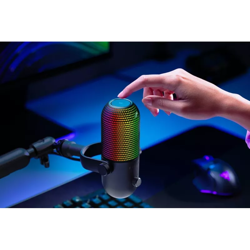 RAZER Seiren V3 Chroma stolný mikrofón - čierny