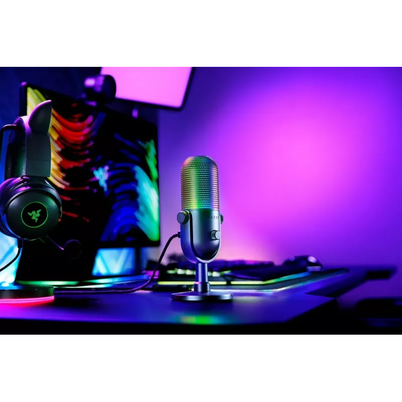 RAZER Seiren V3 Chroma stolný mikrofón - čierny