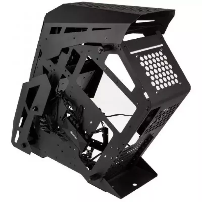 PC skriňa Kolink Big Chungus Shredded Midi Tower čierna