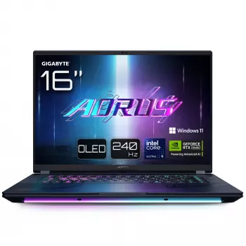 GIGABYTE AORUS MASTER 16 BZHC6DEE65SP herný notebook, Intel Core Ultra 9 275HX, 40,6 cm (16") WQXGA OLED 240 Hz, 32 GB DDR5, 2 TB SSD, NVIDIA GeForce RTX 5090, Wi-Fi 7 (802.11be), Windows 11 Pro, čierny