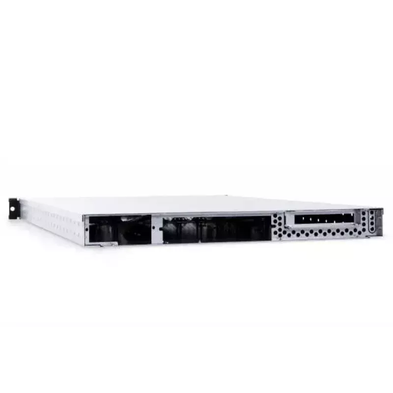Alphacool ES 1U 19-palcová serverová rack skriňa, pripravená na vodné chladenie, Čierna/Sivá