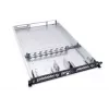 Alphacool ES 1U 19-palcová serverová rack skriňa, pripravená na vodné chladenie, Čierna/Sivá