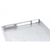 Alphacool ES 1U 19-palcová serverová rack skriňa, pripravená na vodné chladenie, Čierna/Sivá