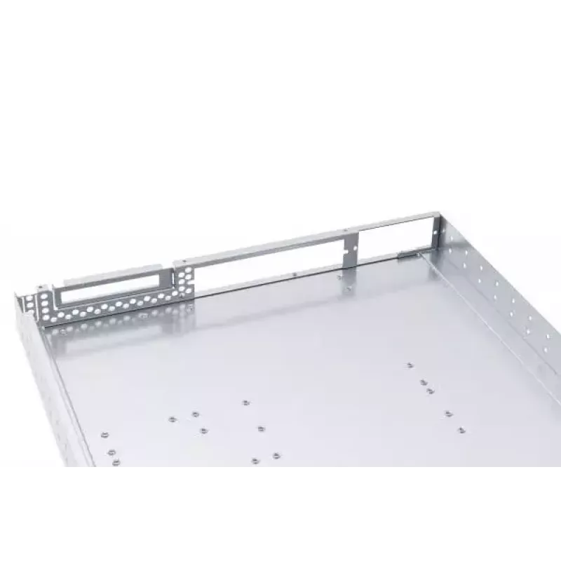 Alphacool ES 1U 19-palcová serverová rack skriňa, pripravená na vodné chladenie, Čierna/Sivá