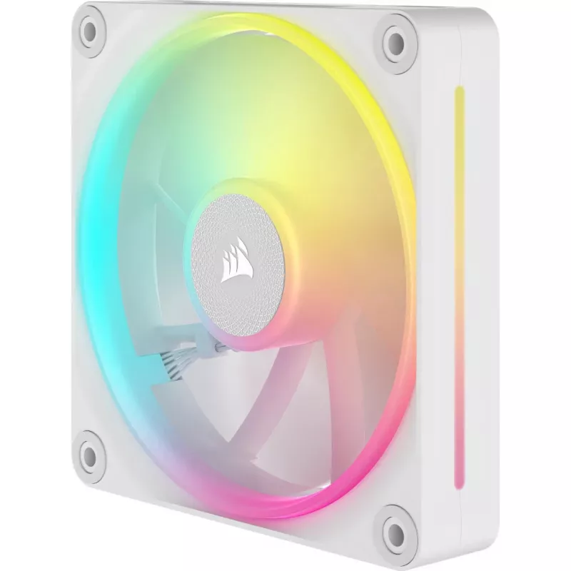 CORSAIR Icue Link Lx120 RGB 120mm Pwm ventilátor štartovacia sada - biela