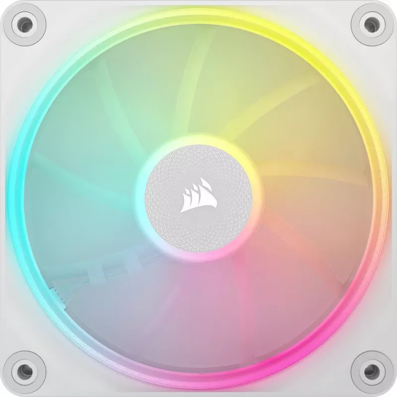 CORSAIR Icue Link Lx120 RGB 120mm Pwm ventilátor štartovacia sada - biela