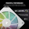 CORSAIR Icue Link Lx120 RGB 120mm Pwm ventilátor štartovacia sada - biela