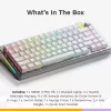 Glorious Gaming GMMK 3 PRO HE 75% Prebuilt bezdrôtová Silver - US