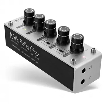 InLine AmpEQ Tri-Tone Hi-Res AUDIO predzosilňovač a slúchadlový zosilňovač, 3,5 mm stereo, napájanie cez USB