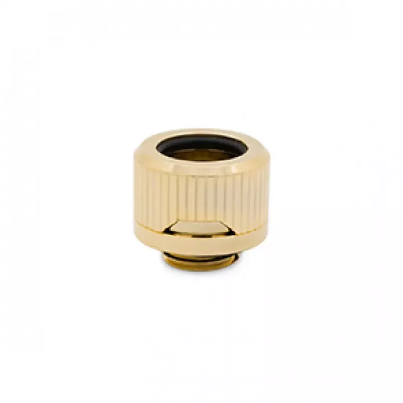 Fitting EK Water Blocks mosadz zlatá 15 mm výška 2,2 cm priemer