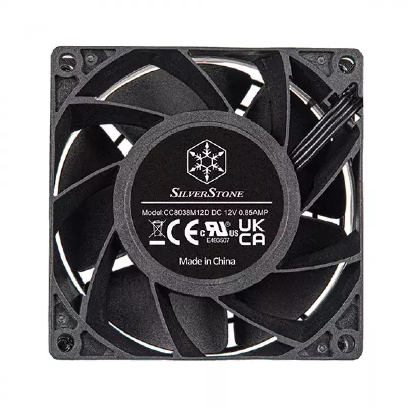 SilverStone FHS 80X ventilátor PWM, 80 mm
