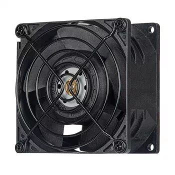 Silverstone FHS 80X – 8-cm ventilátor, čierny, 83,66 cfm, 50,77 mmH2O