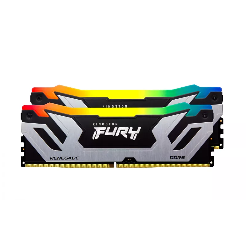 Kingston Technology FURY 48GB 8400MT/s DDR5 CL40 CUDIMM (sada 2) Renegade RGB Silver XMP