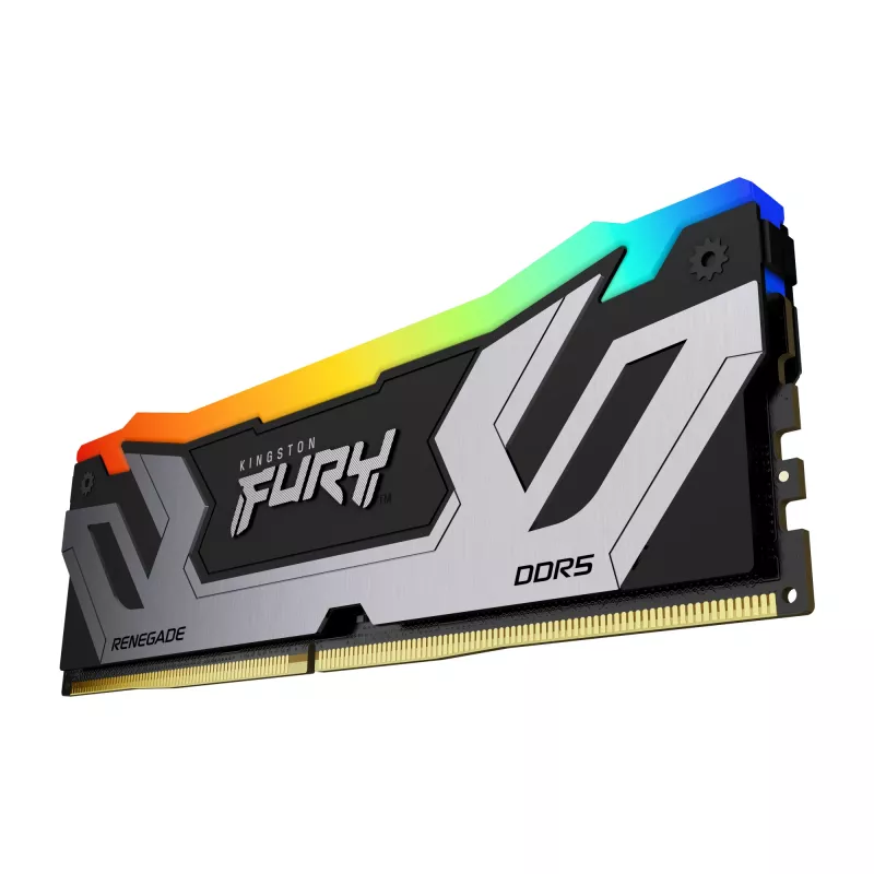 Kingston Technology FURY 48GB 8400MT/s DDR5 CL40 CUDIMM (sada 2) Renegade RGB Silver XMP