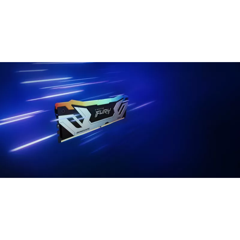 Kingston Technology FURY 48GB 8400MT/s DDR5 CL40 CUDIMM (sada 2) Renegade RGB Silver XMP
