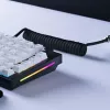 Glorious Gaming Glorious GMMK špirálový kábel Phantom čierny, čierny, 1,4 m, 1 ks, Glorious Gaming, USB Type-A, USB Type-C, Aviator