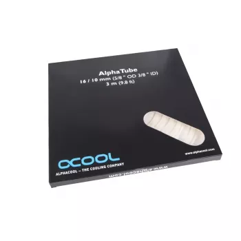 Trubica Alphacool 17497 transparentná PVC 1,6 cm priemer 3 m dĺžka