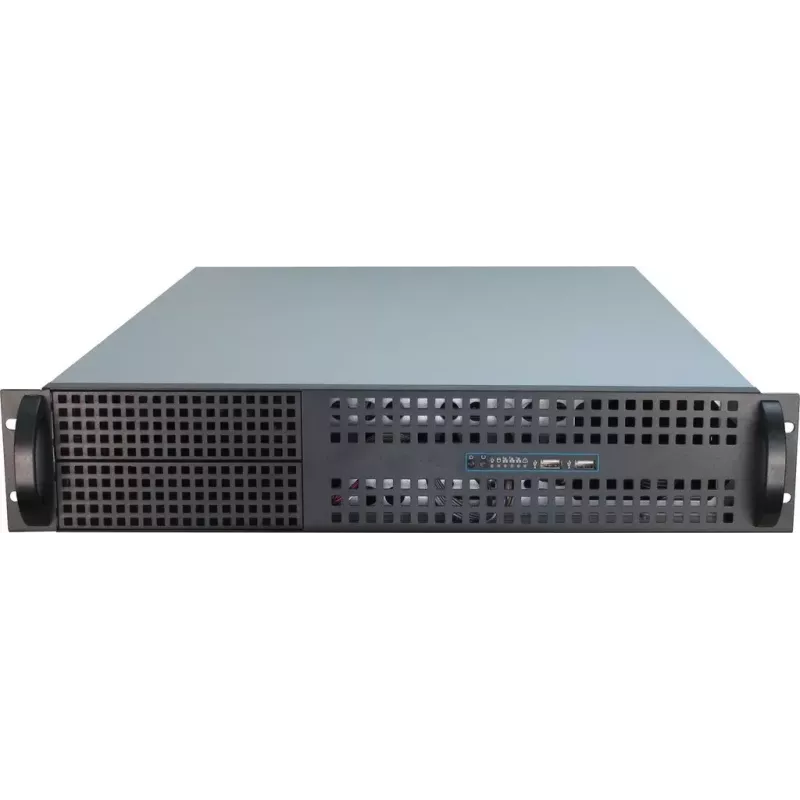 Serverová skriňa Inter-Tech 2U-2129N Rack čierna, strieborná