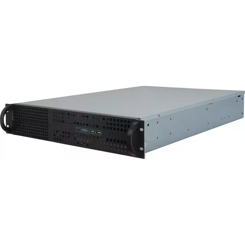 Serverová skriňa Inter-Tech 2U-2129N Rack čierna, strieborná