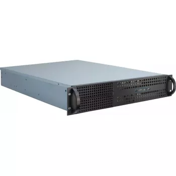 Serverová skriňa Inter-Tech 2U-2129N Rack čierna, strieborná