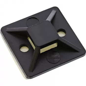 InLine káblové úchytky lepiace 20x20mm čierne 10 ks, čierna, -20 - 85 °C, 20 mm, 20 mm, 7 g, 90 mm