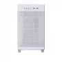 PC skriňa ASUS AP201 PRIME CASE TG WEISS Mini Tower — micro ATX, tvrdené sklo, 3×3,5-palcové pozície, 1×2,5 palca, USB-A×2, USB-C×1
