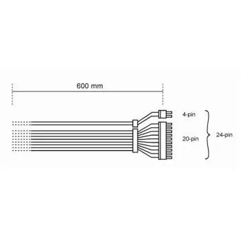 Kábel be quiet! CB-6620 0,61 m