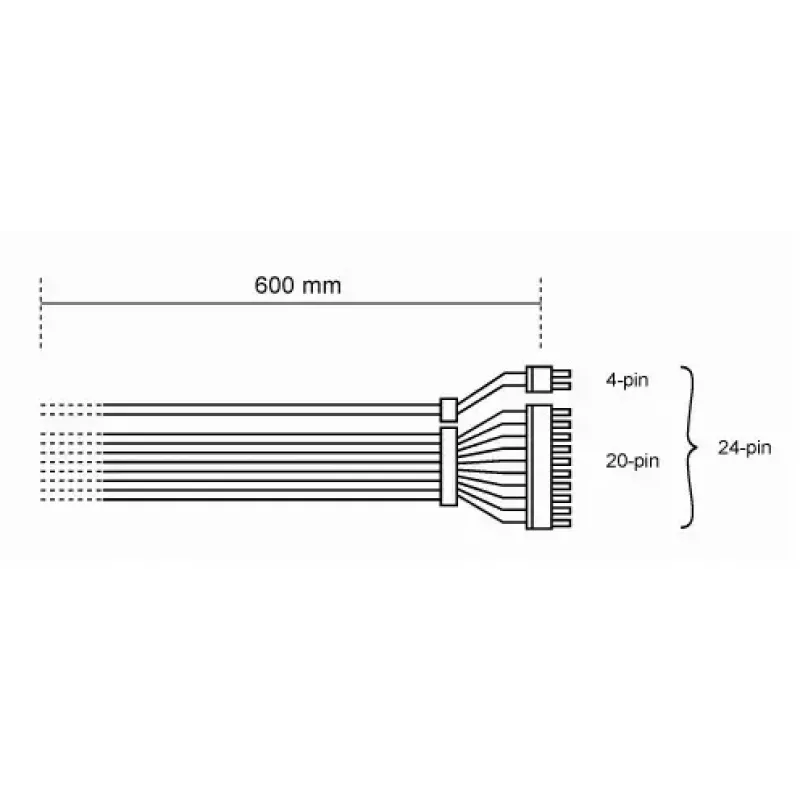 Kábel be quiet! CB-6620 0,61 m