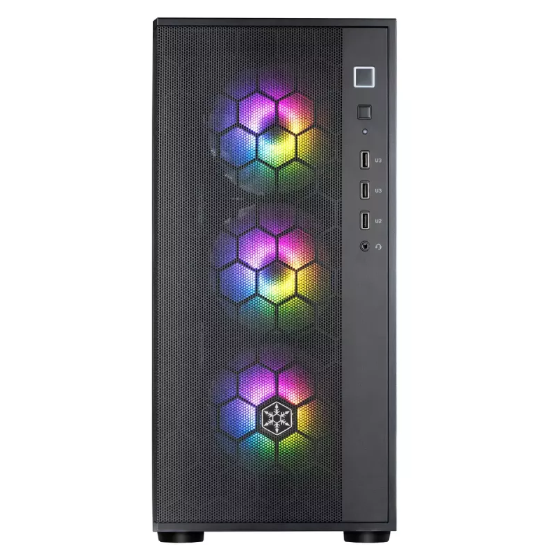 PC skriňa Silverstone FARA R1 Midi Tower čierna