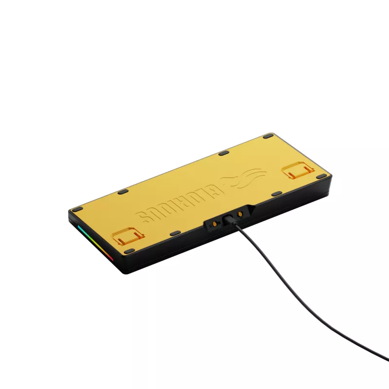 Glorious Gaming GMMK 3 75% Barebones káblová čierna – ISO, 75%, káblová, USB, RGB-LED, čierna