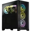 CORSAIR PC skriňa Mid-Tower - Icue 4000d RGB Airflow - čierna