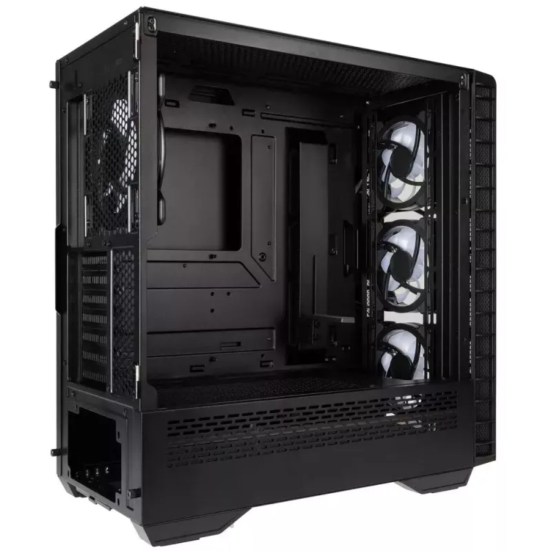 PC skriňa Kolink Observatory Y AMD SE ARGB Midi Tower čierna, transparentná