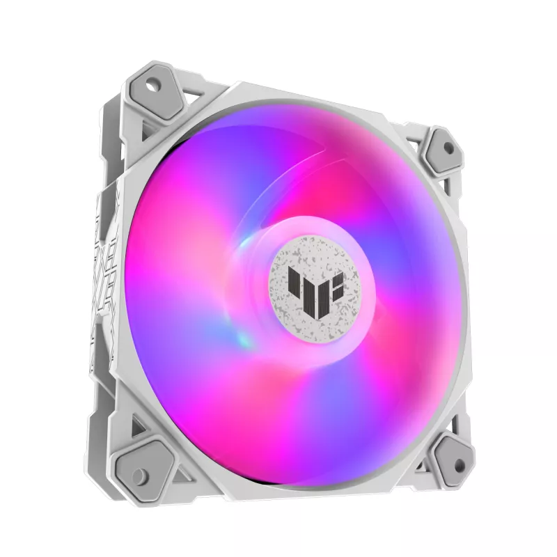 ASUS TUF GAMING TF120 ARGB WHITE EDITION počítačová skriňa vzduchový chladič 12 cm 1 ks