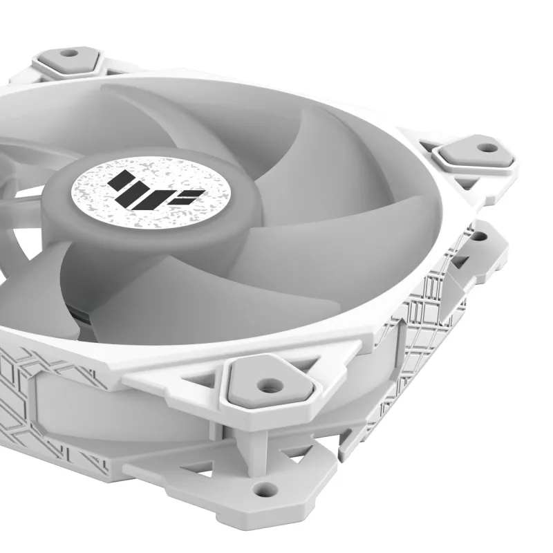 ASUS TUF GAMING TF120 ARGB WHITE EDITION počítačová skriňa vzduchový chladič 12 cm 1 ks