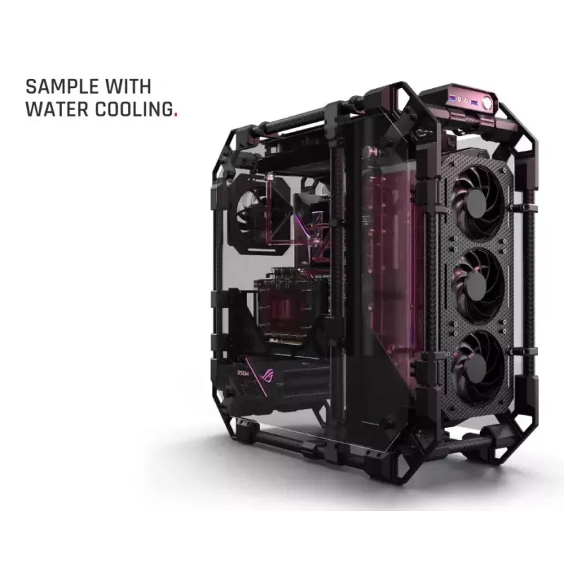 PC Case Alphacool Apex Pro Skeleton Full Tower čierna