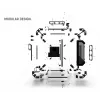 PC Case Alphacool Apex Pro Skeleton Full Tower čierna