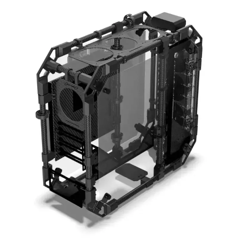 PC Case Alphacool Apex Pro Skeleton Full Tower čierna