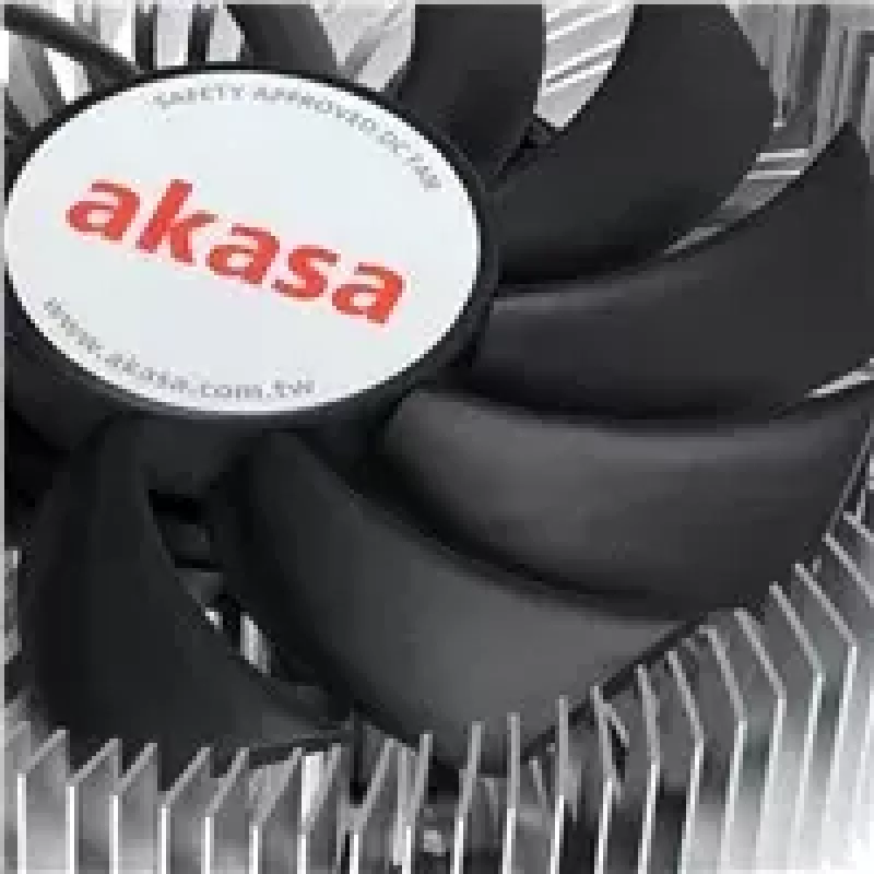CPU-Kühler Akasa Al LGA1700 pre Thin Mini-ITX — plochý hliníkový chladič