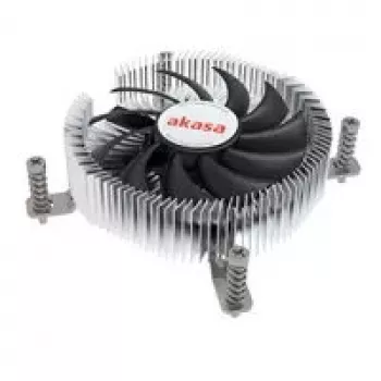 CPU-Kühler Akasa Al LGA1700 pre Thin Mini-ITX — plochý hliníkový chladič