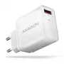 Axagon ACU-QC19W nástenná nabíjačka 1x QC3.0/AFC/FCP/SMART 19W biela