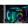 Kvapalinový chladič EK Water Blocks Nucleus AIO CR360 Lux D-RGB 12 cm čierny