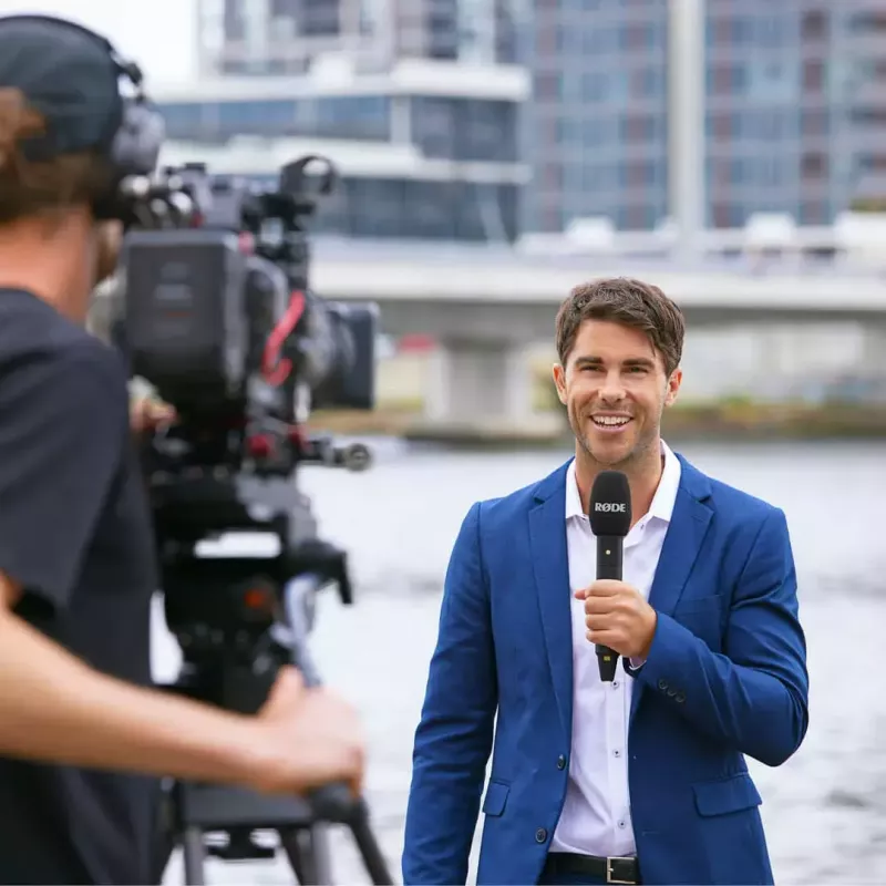 RØDE Interview PRO bezdrôtový kondenzátorový mikrofón, USB-C, 20 Hz–20 kHz, čierny