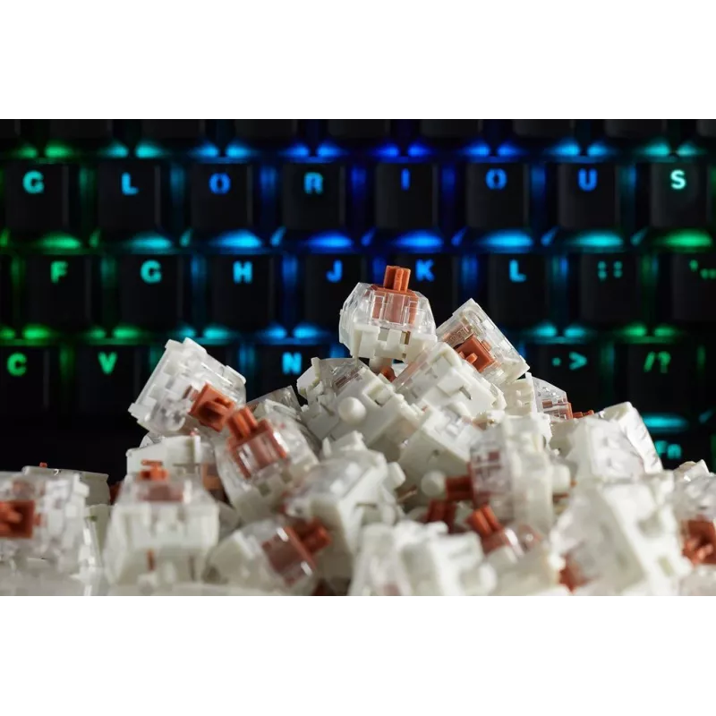 Glorious Kailh Speed Bronze spínače, 120 ks