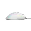 Glorious Gaming Glorious Model D 2 Wired – matná biela, pravá ruka, optická, USB Type-A, 26000 DPI, biela