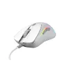 Glorious Gaming Glorious Model D 2 Wired – matná biela, pravá ruka, optická, USB Type-A, 26000 DPI, biela