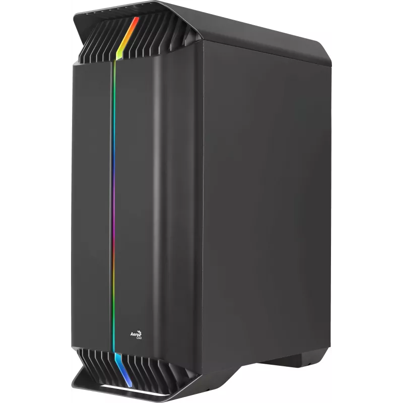 Aerocool GLADIATOR DUO ATX herná skriňa 3x ARGB 12cm ventilátory, Midi Tower, PC, čierna, ATX, micro ATX, Mini-ITX, ABS, SPCC, Gaming